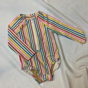 Old navy multicolored rash guard for baby